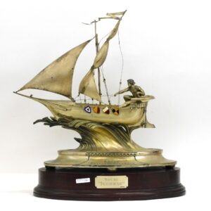 Johann Wagner Scandinavian 800 Silver Yachting Trophy "Ingomar" 1904.