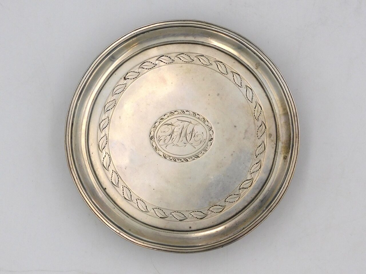 Georgian Sterling Silver Footed Tray by Hannah Northcote