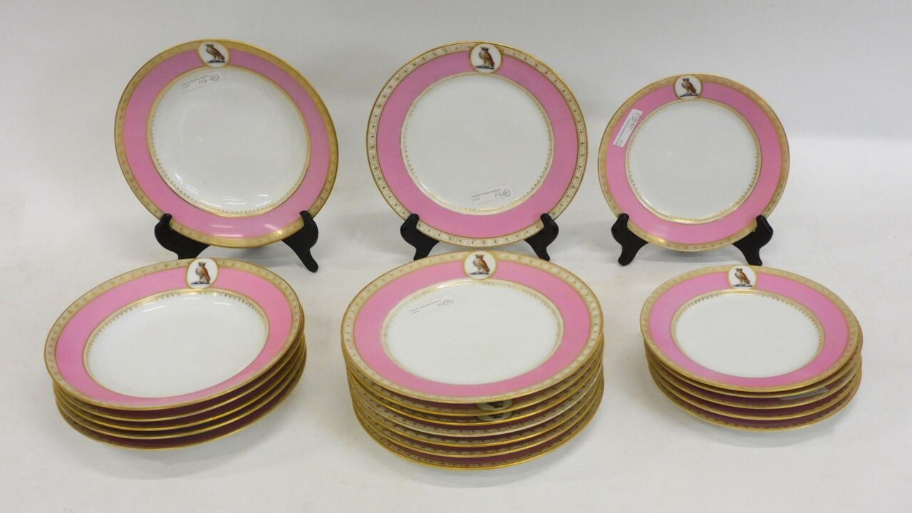 Theodosius Fowler Paris Porcelain Dinner Service