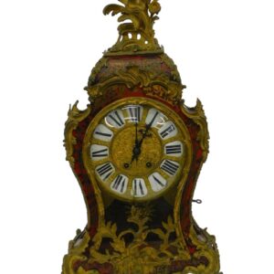 Louis XVI Style French Gilt Bronze-Mounted Boullework Bracket Clock