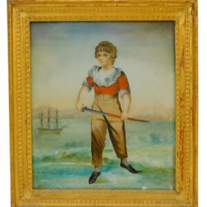 American Sailor Boy Portrait by Unknown Artist