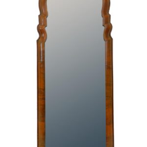 Queen Anne Mahogany Veneer Mirror