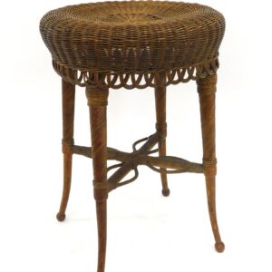 Victorian Wicker Stool