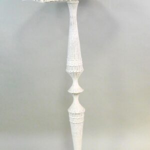 Rare Wicker Floor Lamp by Mary Jean McLaughlin