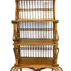 Victorian Wicker Etagere by Unknown Artist