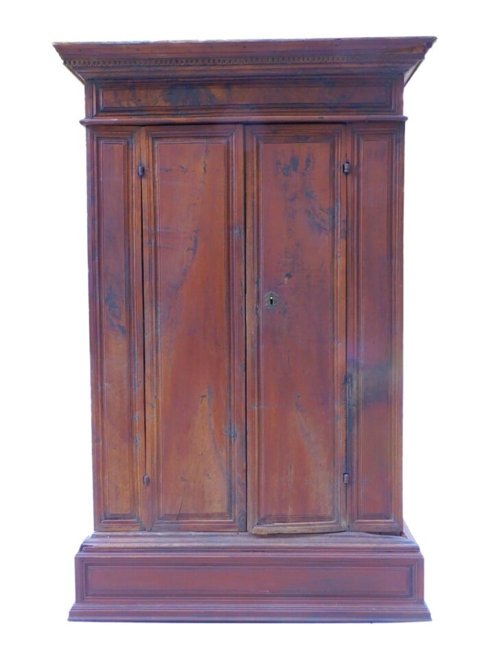 French Carved Walnut Armoire