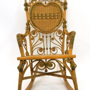 Heywood Bros & Co Victorian Wicker Rocker