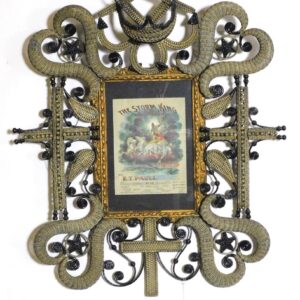 Victorian Wicker Frame by Unknown Artist