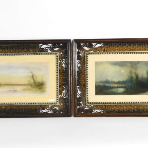 Victorian Frames with Pastel Landscapes