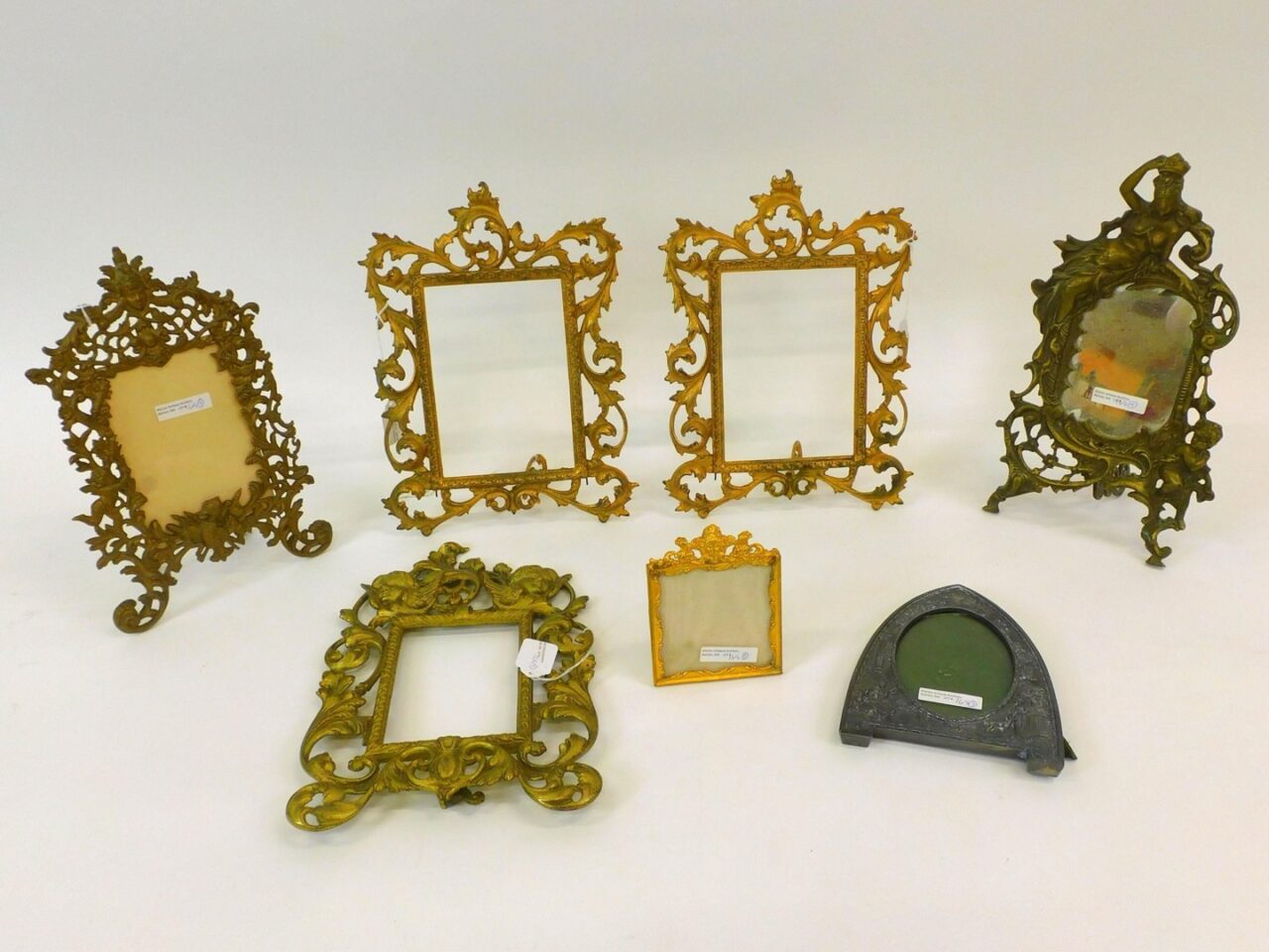 Collection of (7) Ornate Metal Picture Frames