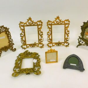 Collection of (7) Ornate Metal Picture Frames