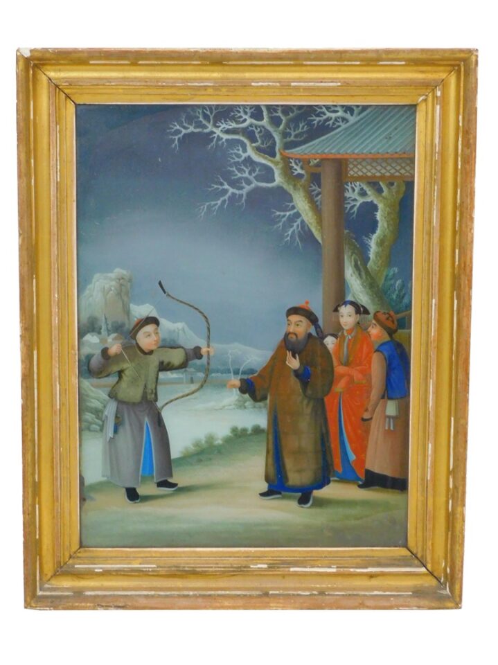 Chinese Reverse Painting on Glass