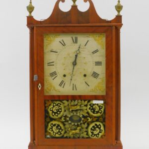 Chauncey Ives Pillar and Scroll CT Shelf Clock