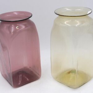 Early 19th Century Blown Glass Storage Jars by Unknown Artist