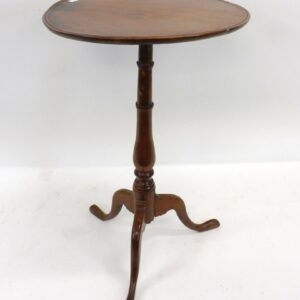 18th Century Figural Cherry Candlestand with Snake Legs by Unknown Artist