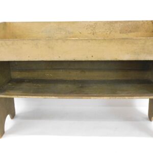 19th Century Pine Bucket Bench/Dry Sink by Unknown Artist