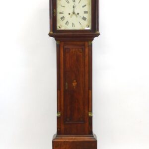 Elisha Cushing Jr. Mahogany Tall Case Clock