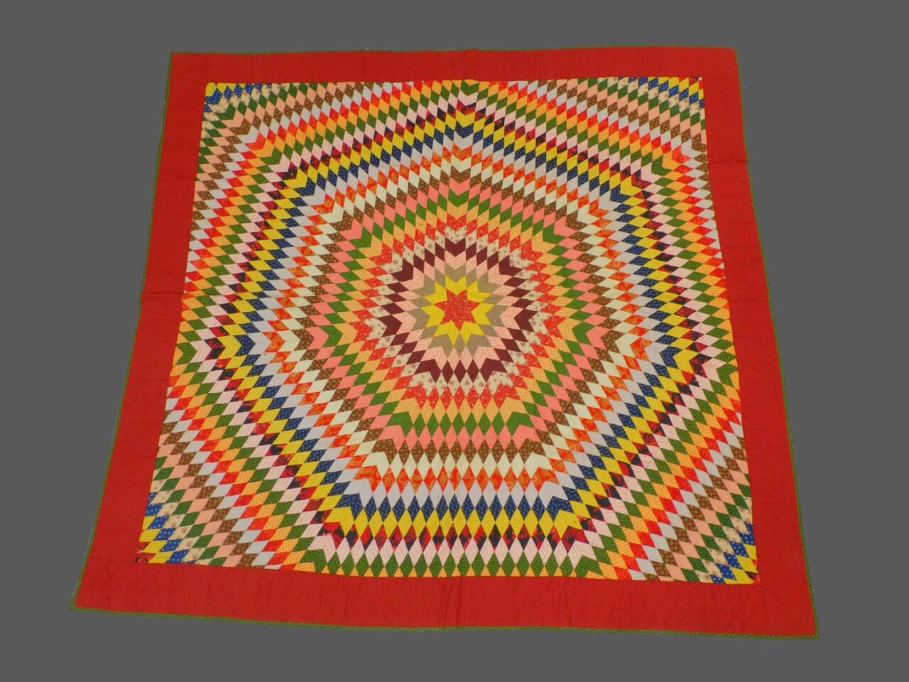 Sunburst Quilt by Unknown Artist