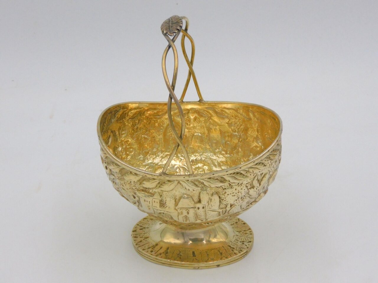 S. Kirk & Son Coin Silver Basket