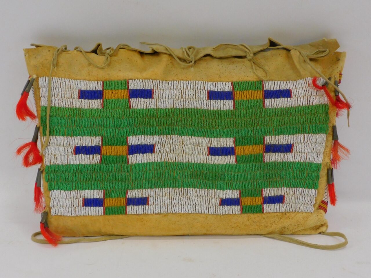 Cheyenne Beaded Possibles Bag by Unknown Artist. 1890. Geometric Beads