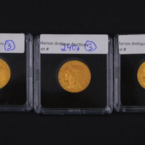 Augustus Saint-Gaudens 5 Dollar Gold Indian Head Coins