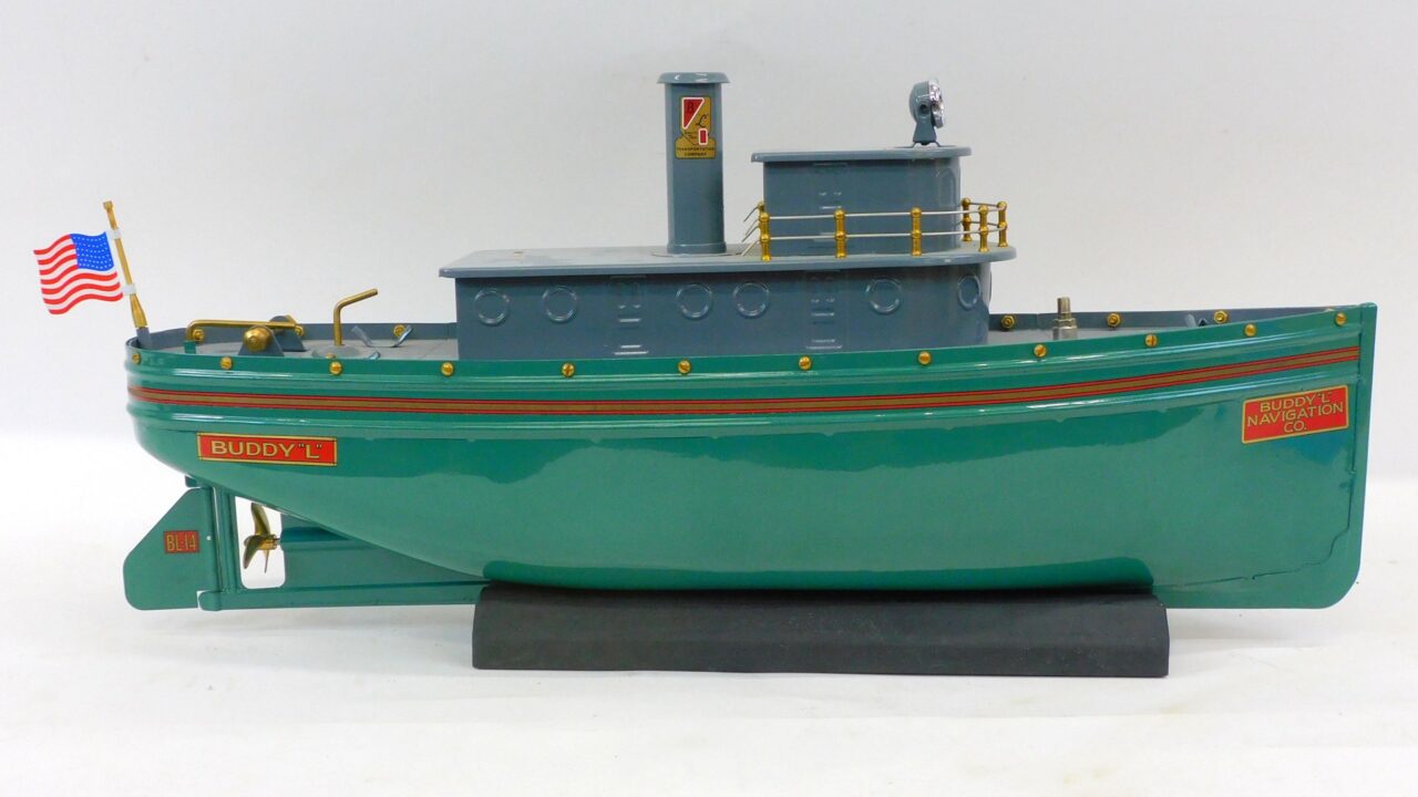 T-Reproductions Buddy L Tug Boat Number 3000