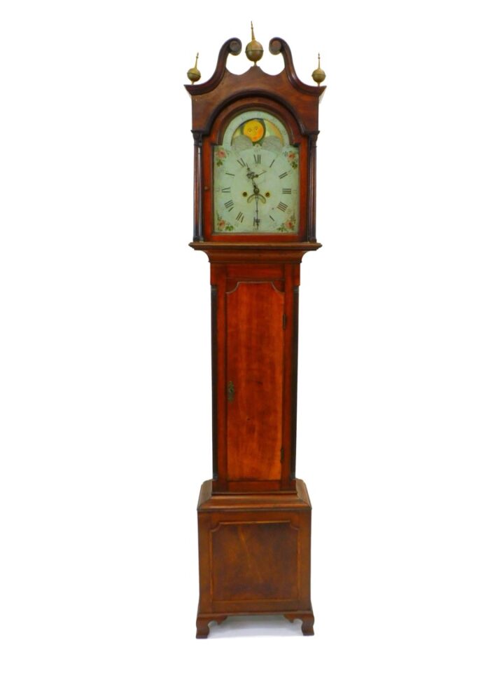 English Tall Case Clock by Unknown Artist