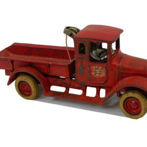 Red Baby Dump Truck by Arcade Manufacturing Co. 1920.