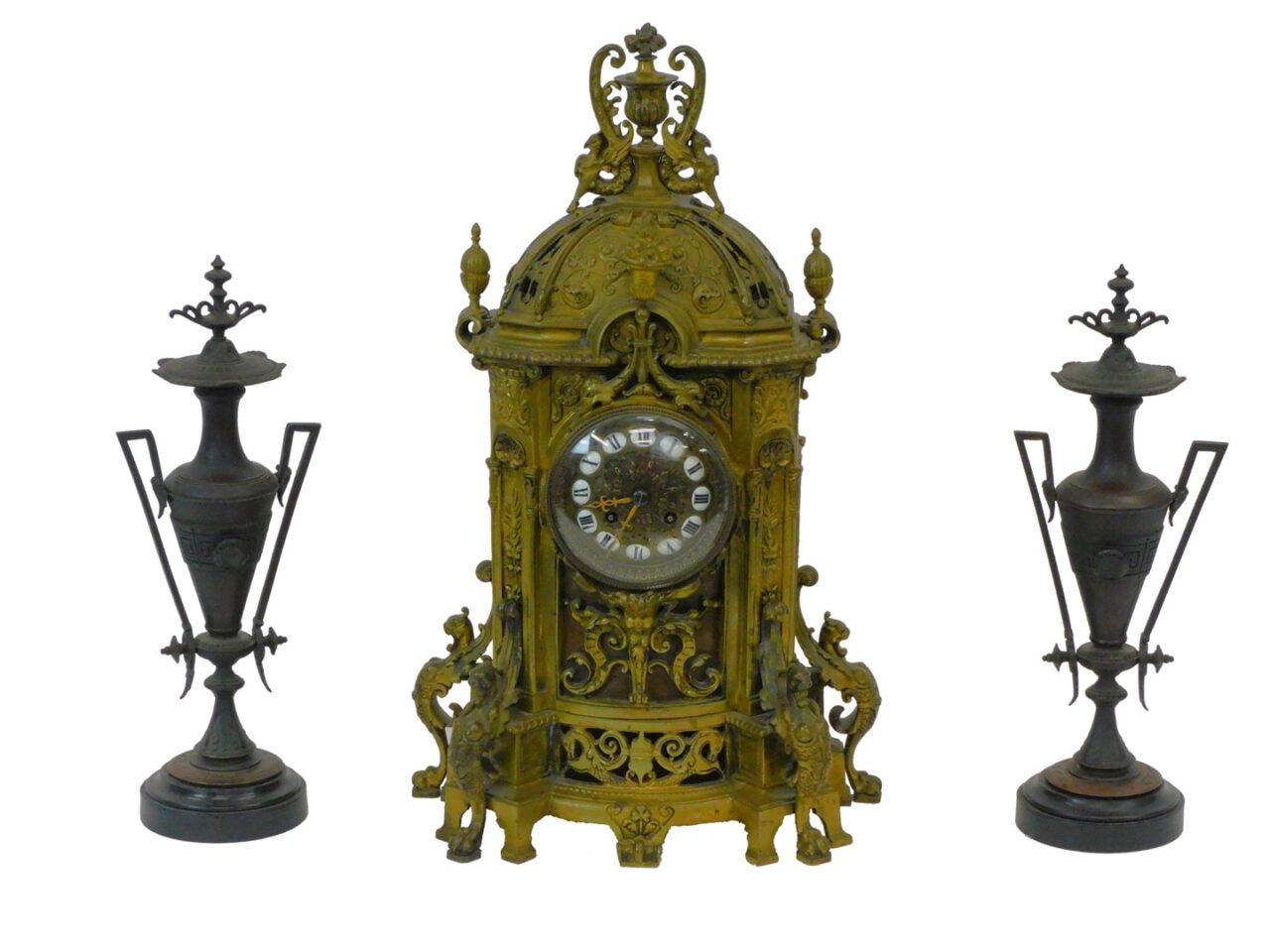 French Victorian Mantel Clock