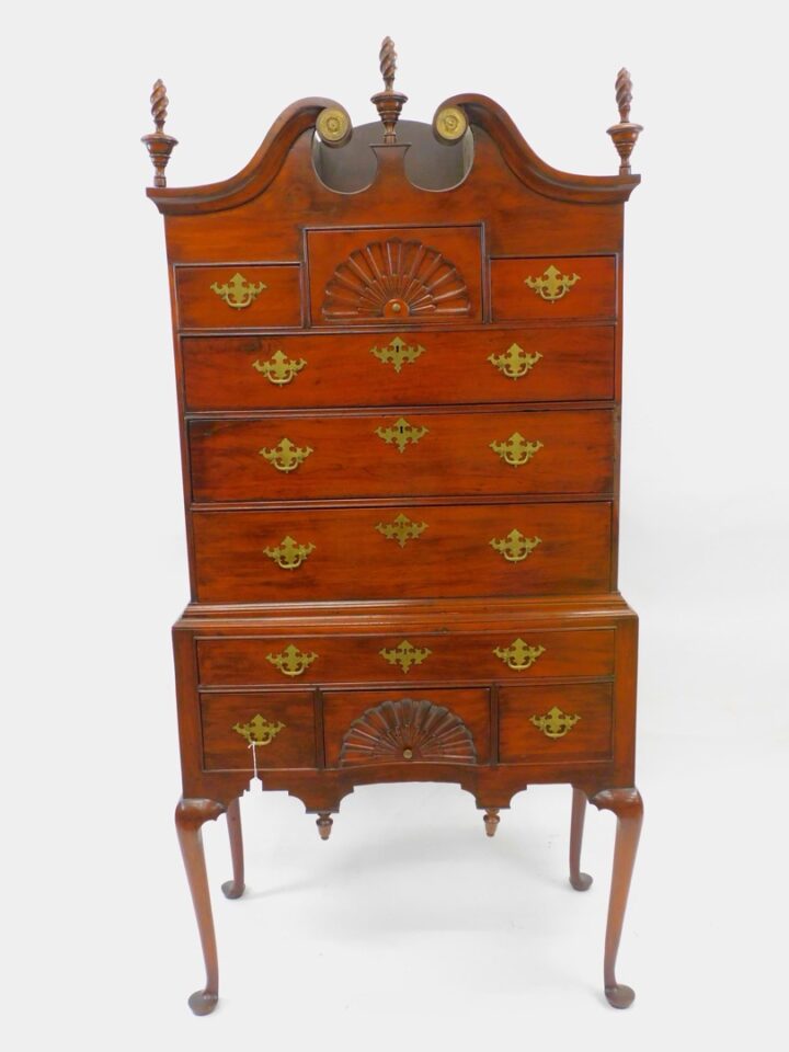 Queen Anne Mahogany Highboy