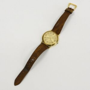 18kt Gold Movado Men's Watch with Roman Numerals