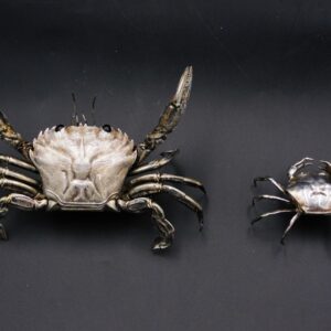 Two Silver Crabs: Englehard Sterling & Sevilla Articulated