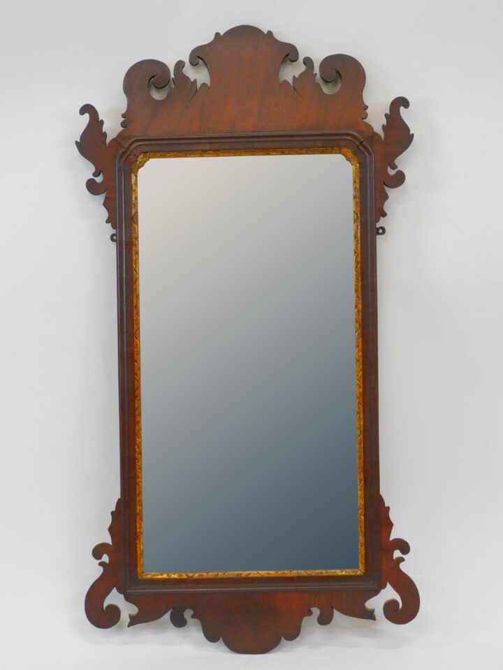 Thomas Chippendale Mahogany Gilded Mirror 18th/19th-century