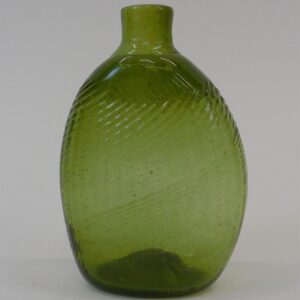 Early 19th-century Pattern Molded Pitkin Type Flask by Unknown Artist