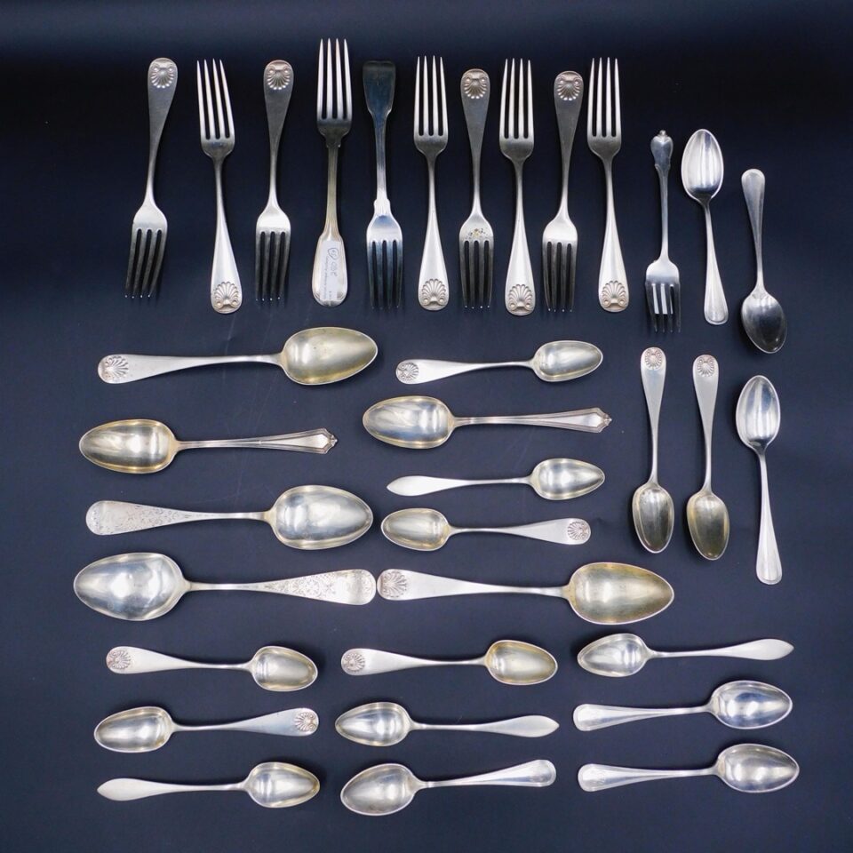 Sterling Silver Flatware Set by Tiffany & Co. 1895