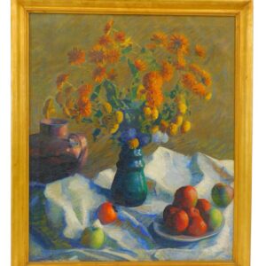 Fredrick R. Sisson (1893-1962) Floral Still Life Oil Painting