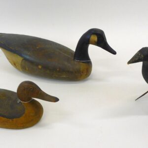 Charles Perdew Carved Decoys: Crow