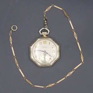 Art Deco Waltham 14kt Gold Pocket Watch