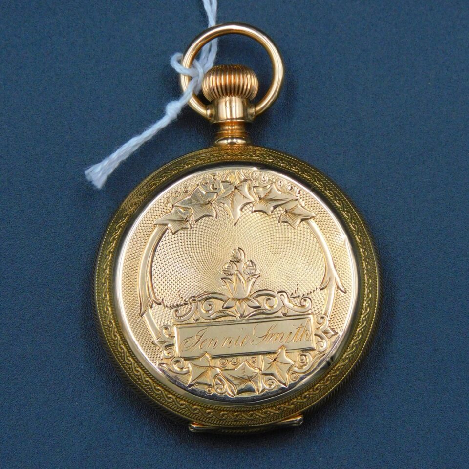 Jennie Smith 19th Century 14kt Gold Ladies Pocket Watch.