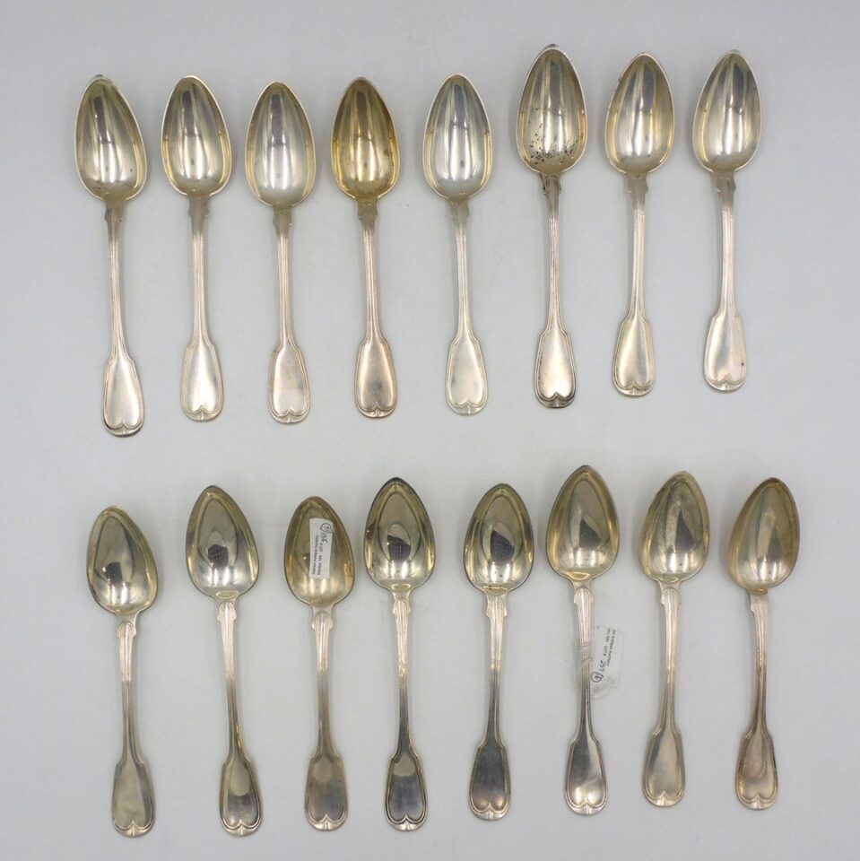 Samuel Kirk Coin Silver Tablespoons