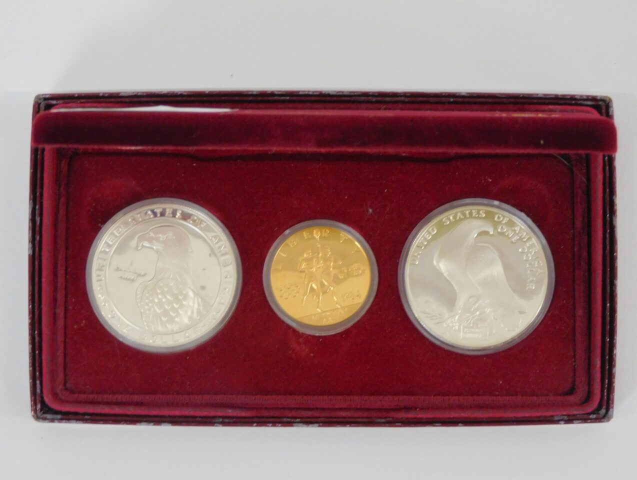 1984 Olympic Games Gold and Silver Coin Set by United States Mint