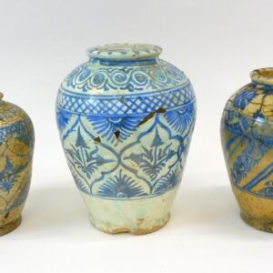 Islamic Mamluk Blue and White Jars