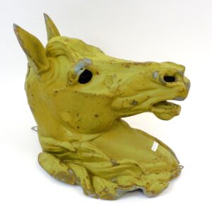 Late 19th Century French Horse Head Trade Sign by Unknown Artist