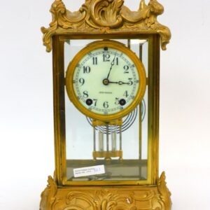 Late 19th Century Seth Thomas Crystal Regulator Clock