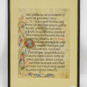 Spanish Annunciation Prayer Leaf