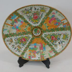 Chinese Export Porcelain Rose Medallion Platter