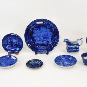 Historic Blue Staffordshire by Clews and Enoch Woods