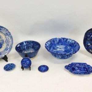 Blue Staffordshire Collection by Unknown Artist