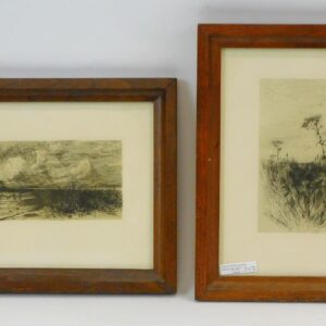 Robert Swain Gifford Etchings: Wildflowers & Marshland