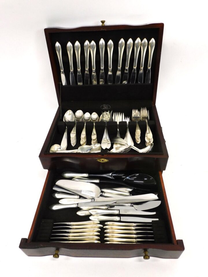 Dominick & Haff Sterling Silver Flatware Set